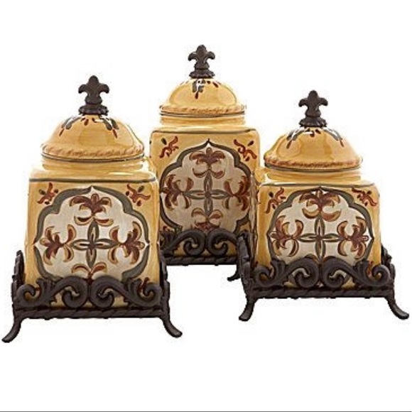 Other - Artimino Tuscan Countryside Siena  Canister Set with stands